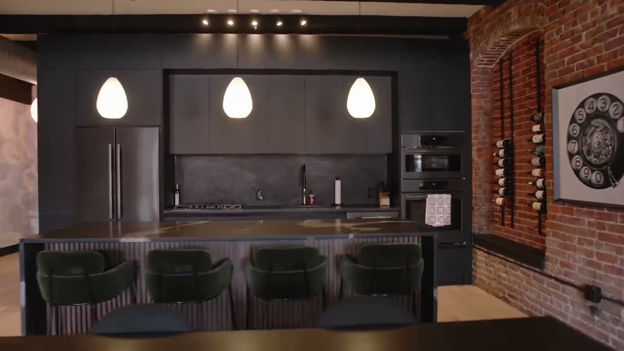A finished Cityside luxury kitchen in Boston