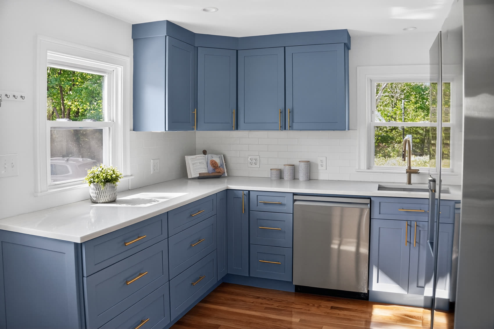 A finished Cityside luxury kitchen in Boston